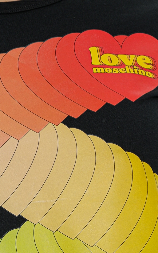LOVE MOSCHINO-Tricou cu logo grafic 